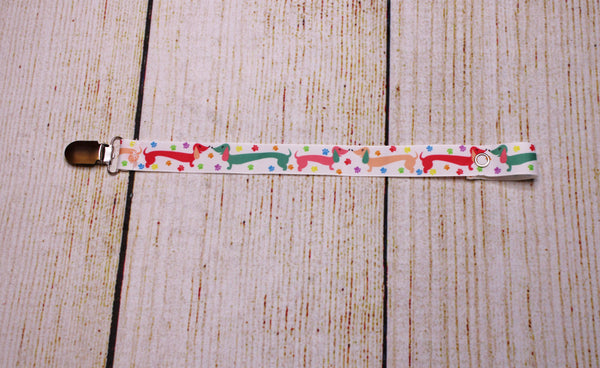 Dachshund Pacifier Clip