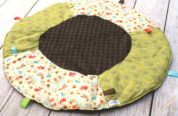 Woodland in the lake Travel Playmat