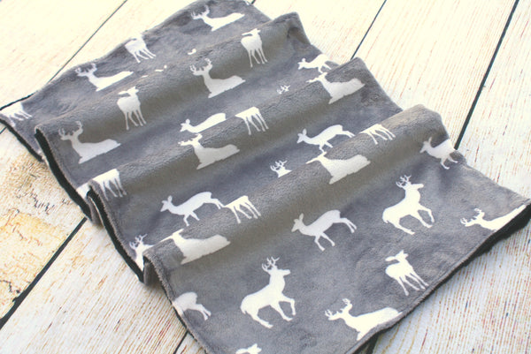 Deer Grey Blanket