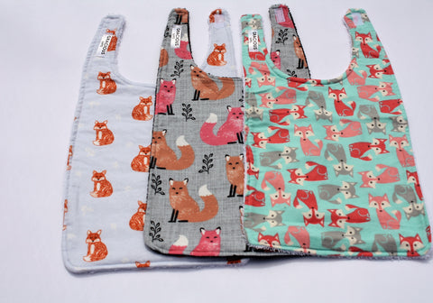 Long Bib Set - Foxes