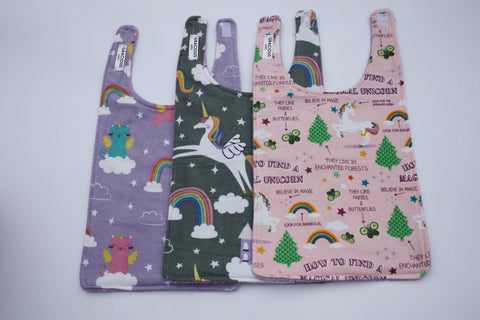 Long Bib Set - Unicat/Unicorns