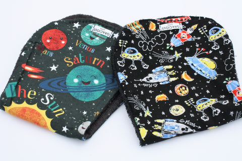 Burp Cloth Set - Planets/Space