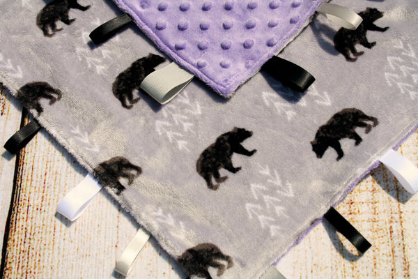 Bear Taggy Blanket