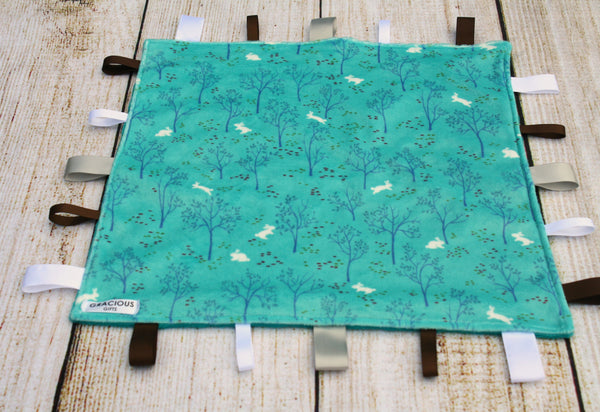 Rabbit and Tree Taggy Blanket