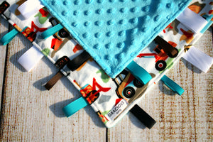 Construction Taggy Blanket