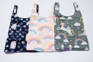 Long Bib Set - Unicorn/Rainbow