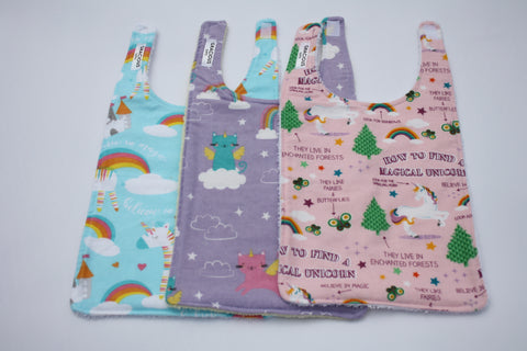 Long Bib Set - Unicorns/Unicat