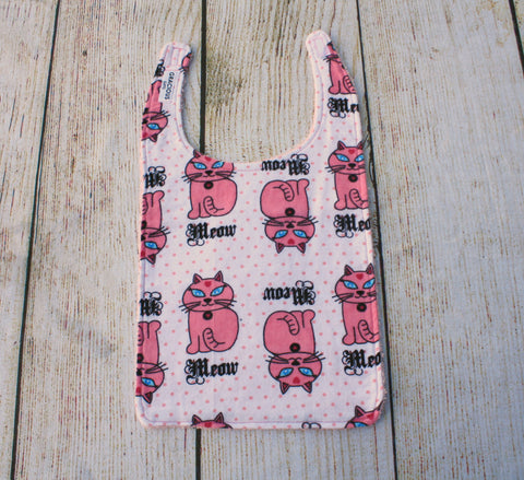 Cat Meow Long Bib