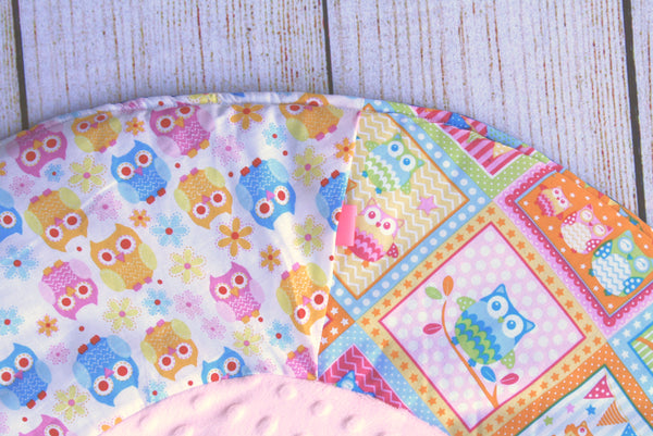 Owls Colourful Travel Playmat