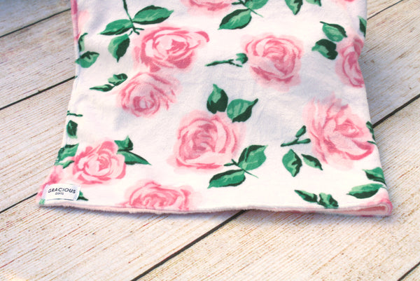 Pink Rose Blanket