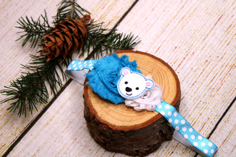 Polar Bear Headband 18-24 Months