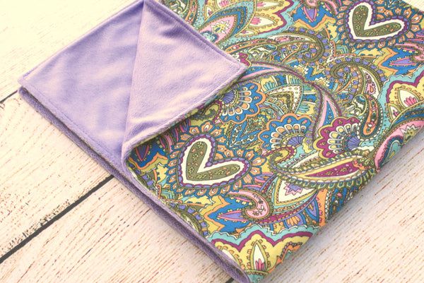 Purple Paisley Blanket