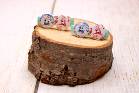 Reindeer Button Clips