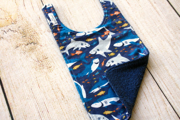 Shark Long Bib