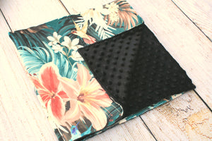 Floral Tropical Blanket