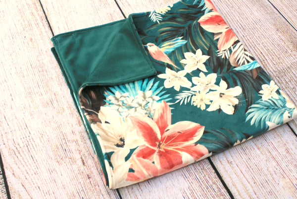 Floral Tropical Blanket